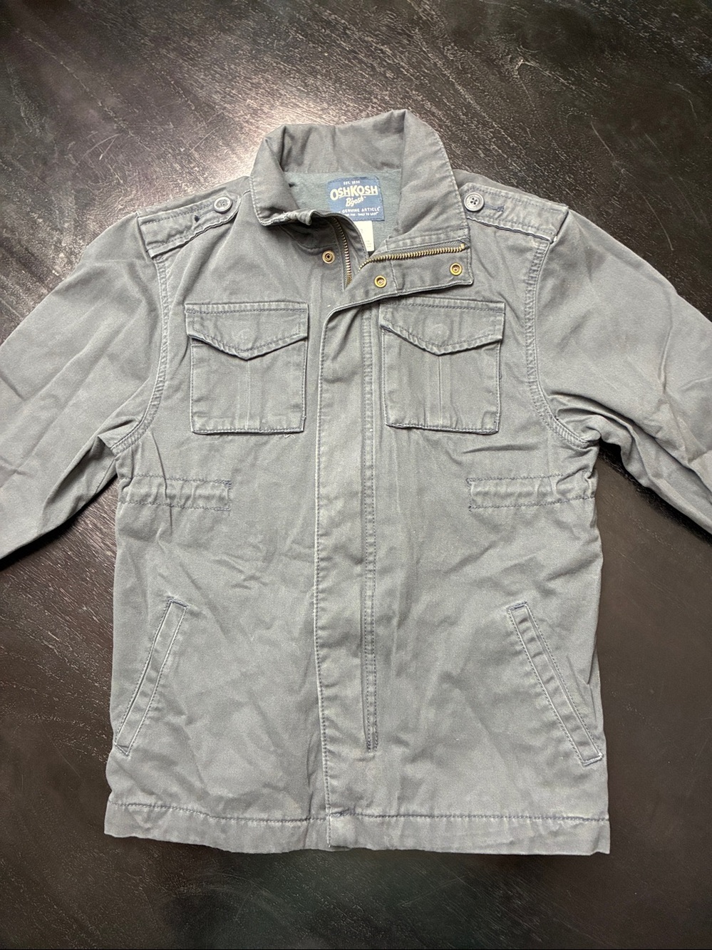 Osh Kosh Boys Size 12 Jacket Gray